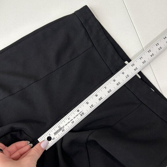 Vince Womens Pants 8 Black Stove Pipe Trouser Ponte Work Basic Comfort Commute - Picture 5 of 14
